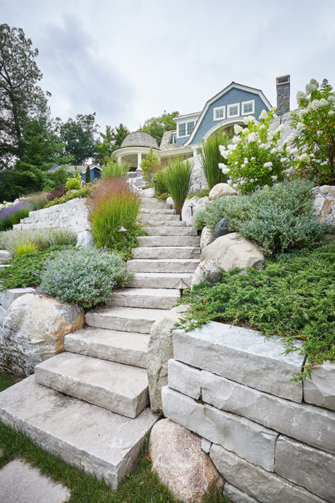 Fond du Lac Outcropping Landscaping