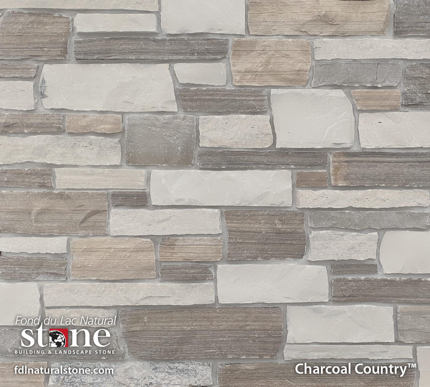 Charcoal Country Squire - Ashlar Masonry - Full & Thin Stone