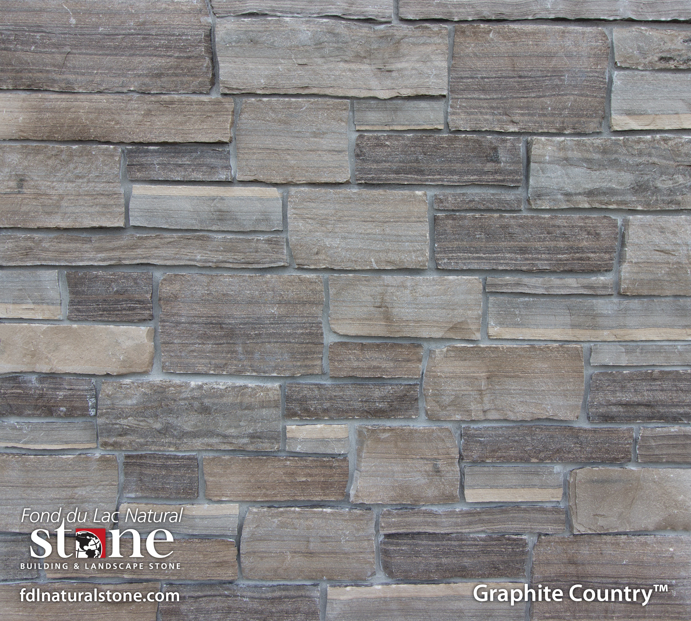 Graphite Country™ - Fond du Lac Natural Stone
