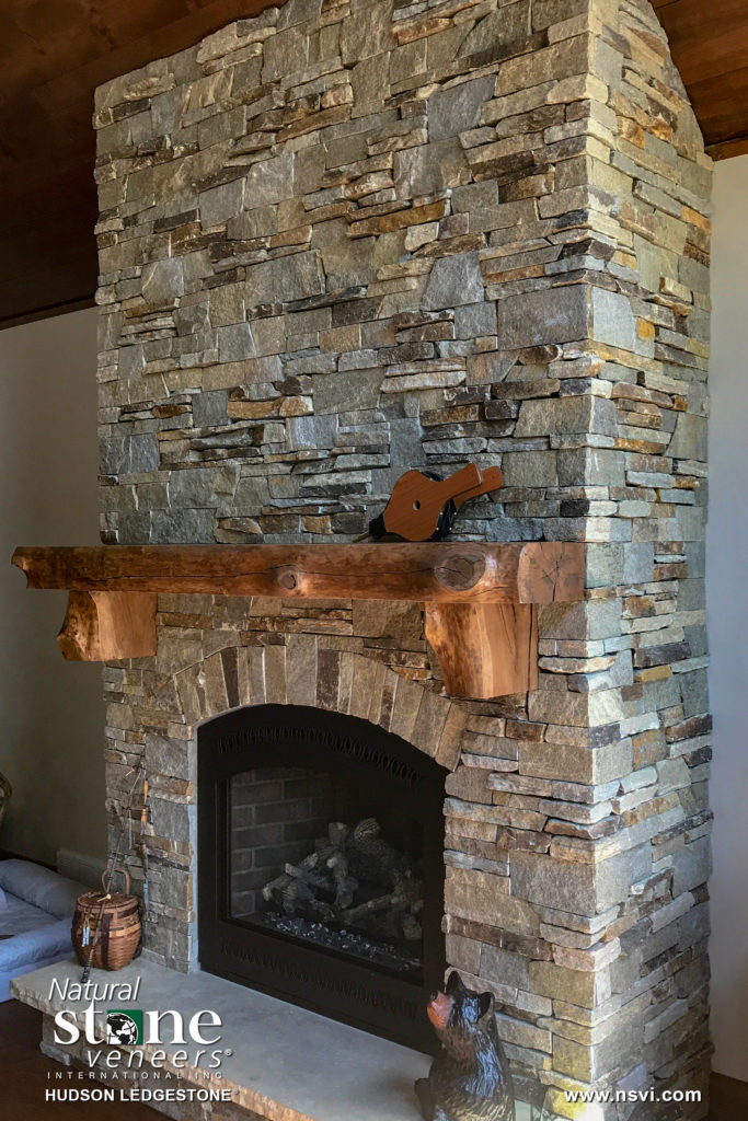 Hudson Ledgestone™ - Fireplace 3 - Fond du Lac Natural Stone
