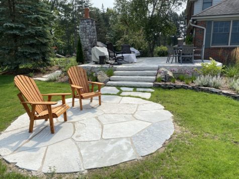 Fond du Lac Flagstone Residential Patio