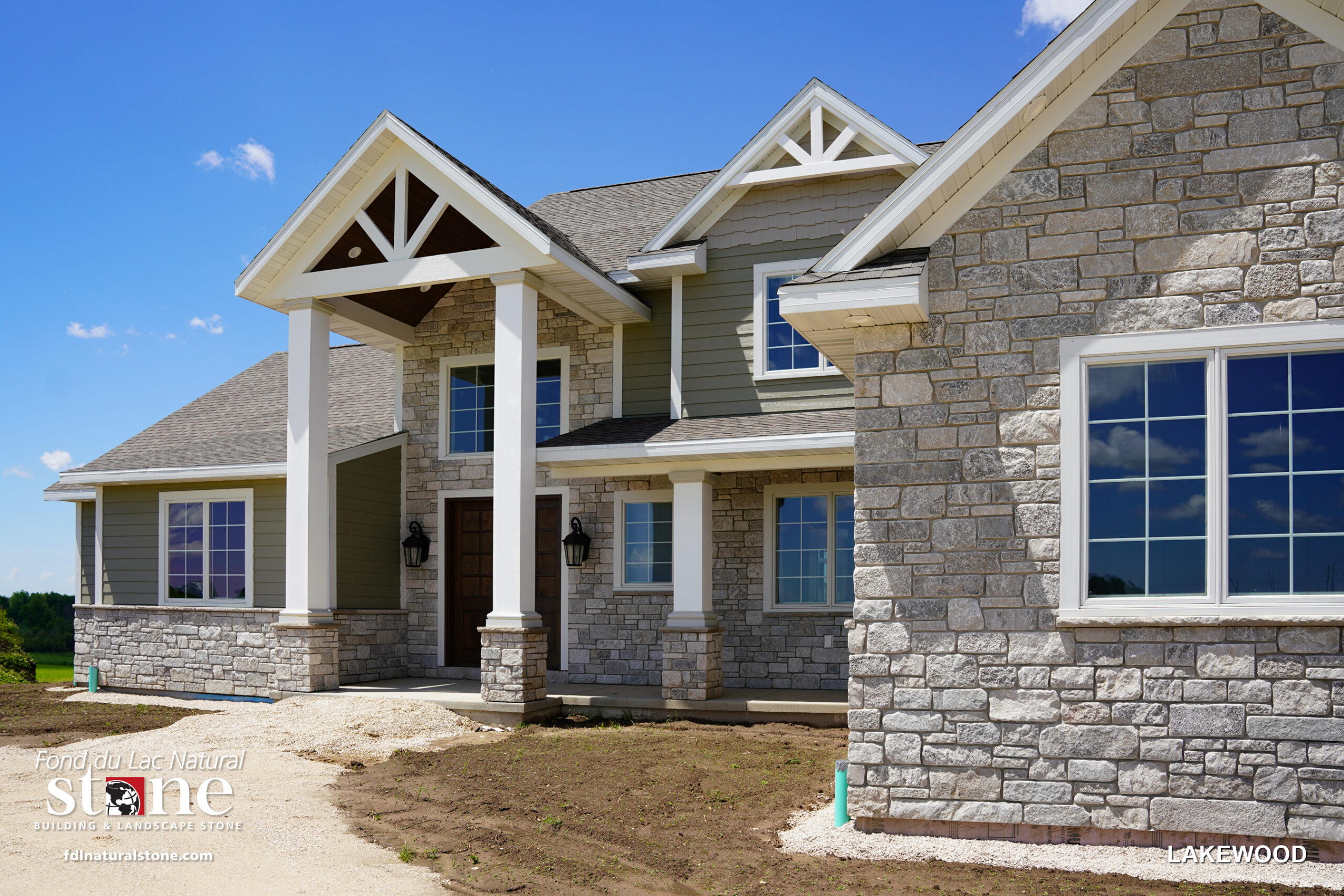 Lakewood™ Residential New Construction Fond du Lac Natural Stone