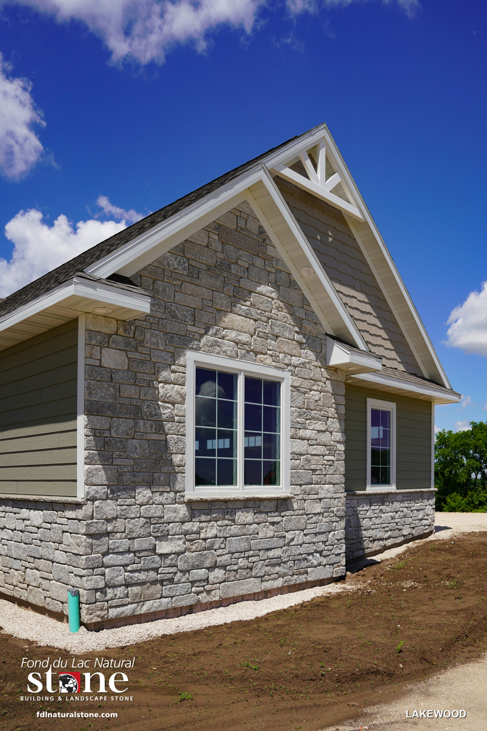 Lakewood™ Residential New Construction Fond du Lac Natural Stone