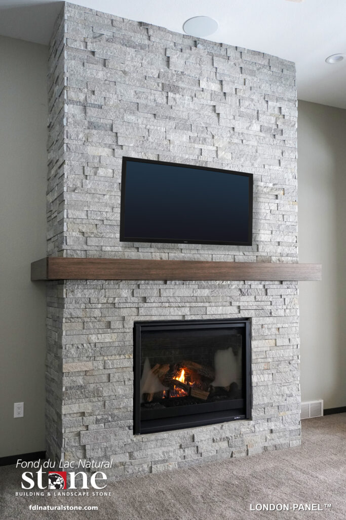 LondonPanel™ Fireplace Fond du Lac Natural Stone