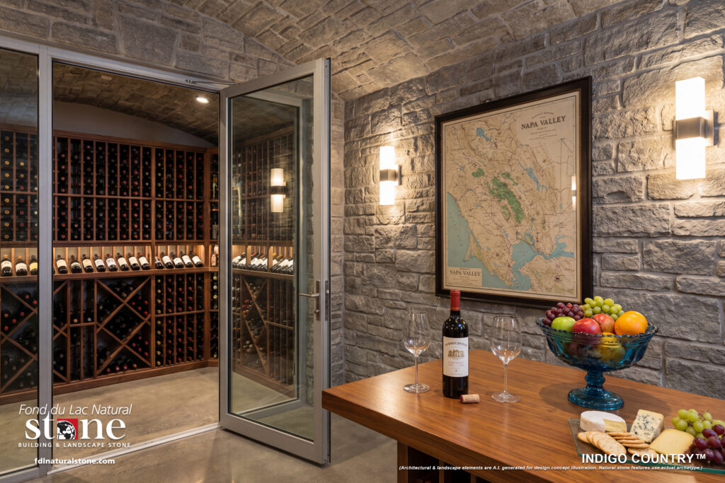 Indigo Country™ - Design Concept for Contemporary Wine Vault - Fond du ...